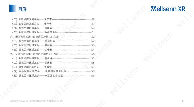 2025中国传统眼镜调研报告系列（二）-全国传统眼镜品牌门店分布与区域龙头分析报告 第5页