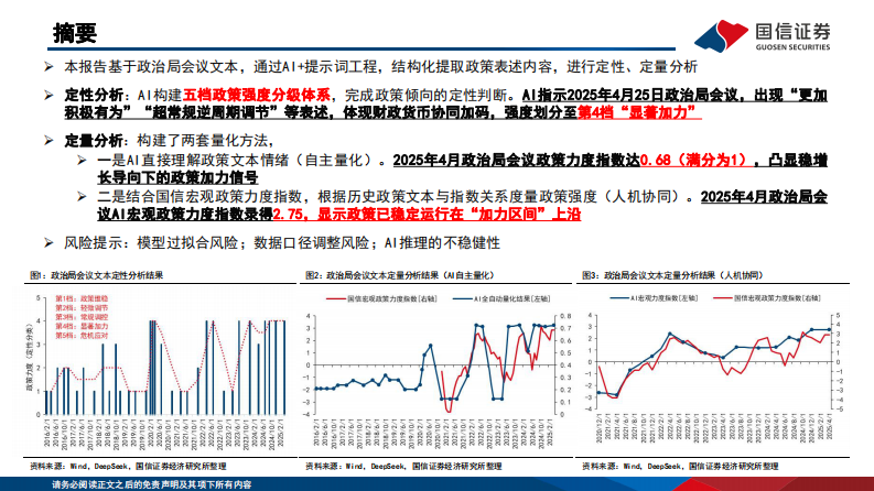 AI赋能资产配置(十五)：DeepSeek解读中央政治局经济工作会议-国信证券 第2页