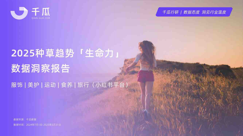 2025种草趋势生命力数据洞察报告（小红书平台） 第1页