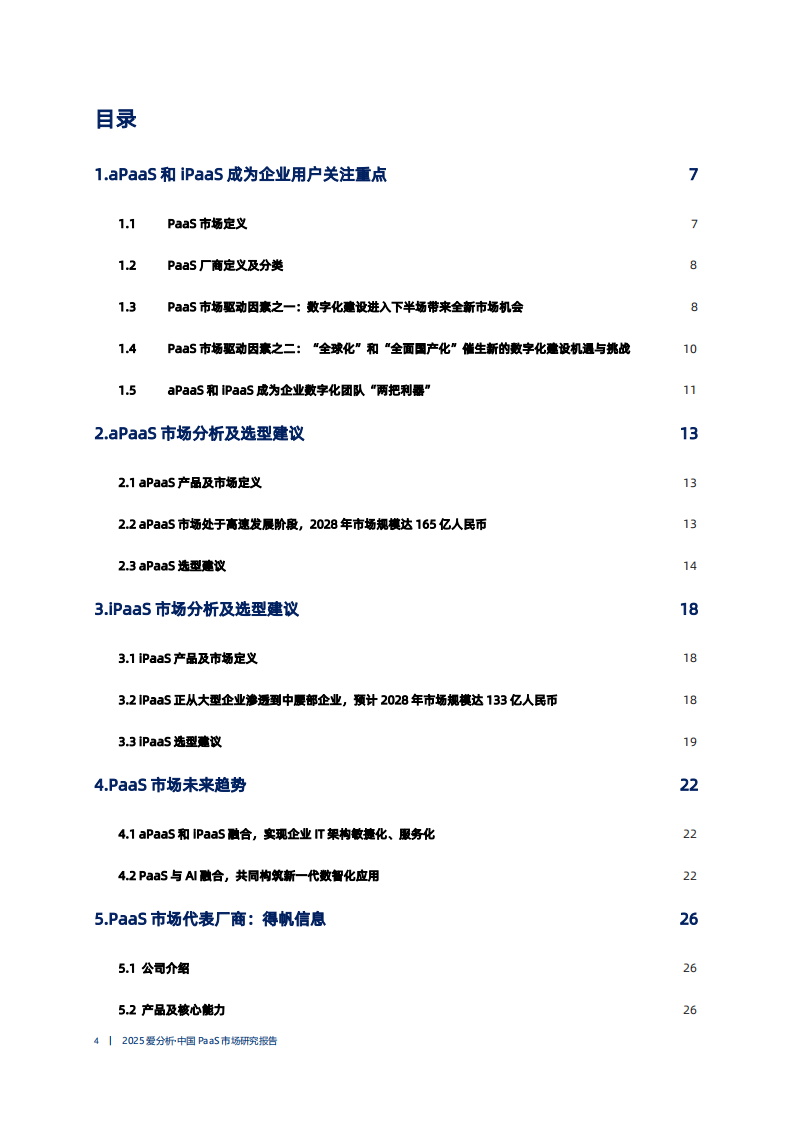 AI大模型赋能，aPaaS&iPaaS构建新一代数智化应用 第4页