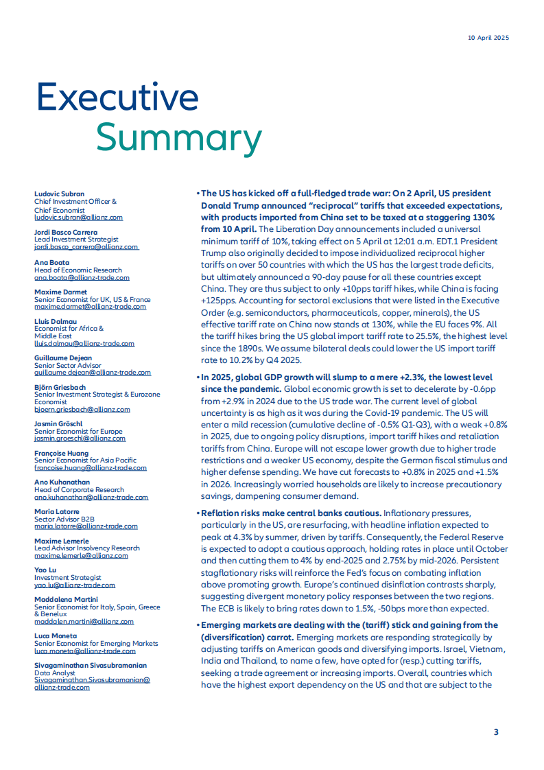 2025风暴中前行：不确定环境下的经济展望报告（英文） 第3页