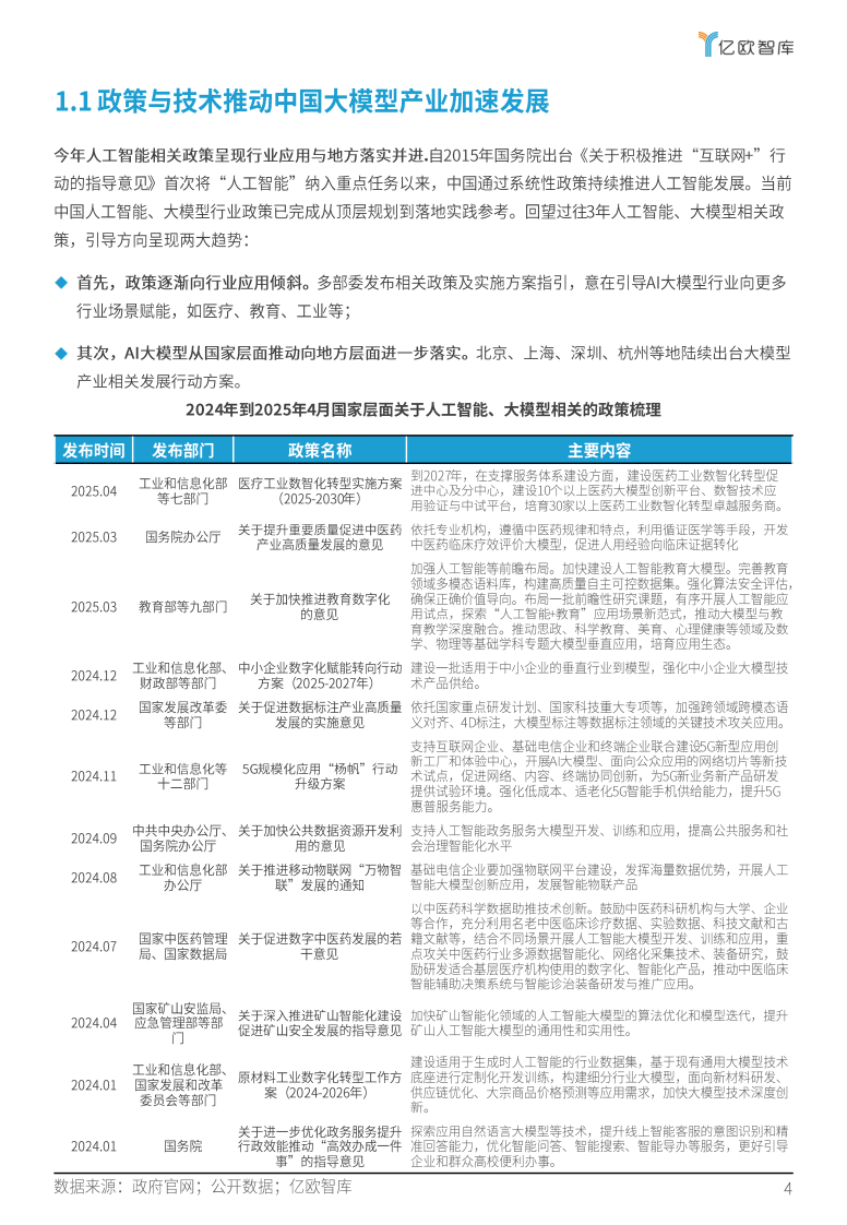 2025年大模型一体机服务商研究报告 第4页