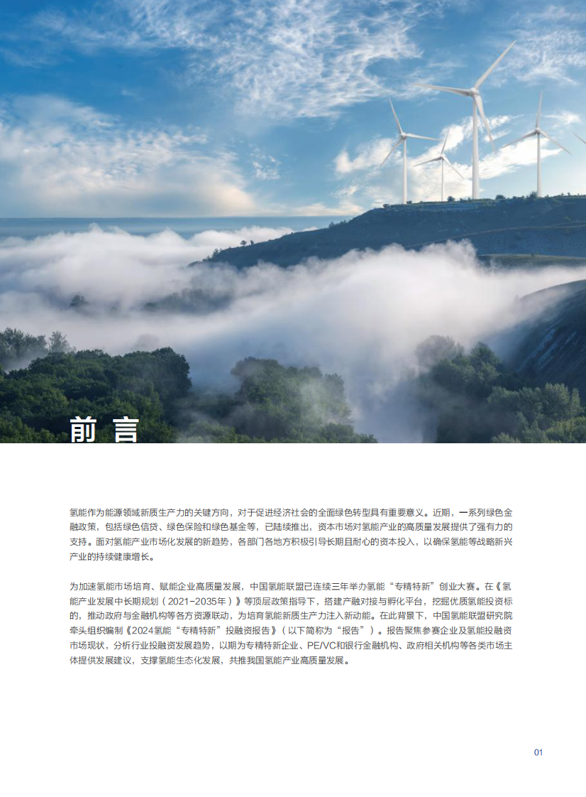 2024氢能专精特新投融资报告 第3页