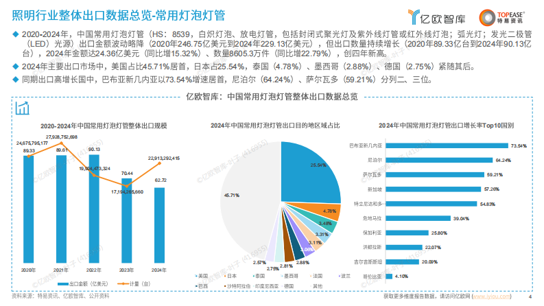 2025年中国照明行业出海国别机会洞察报告 第4页