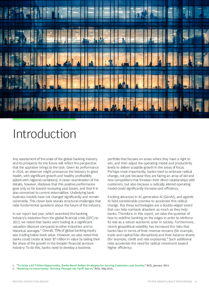 2025未来金融：全球银行业结构性挑战与转型路径研究报告（英文） 第4页