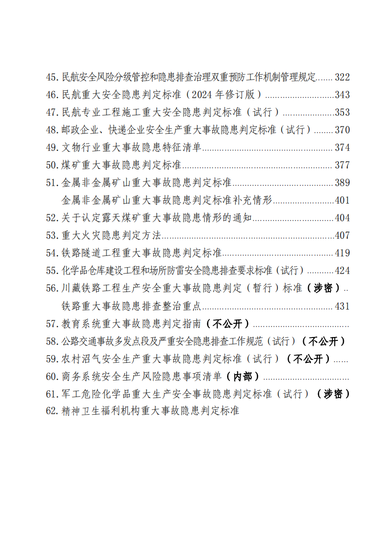 2025年62个重大事故隐患判定标准汇编 第5页