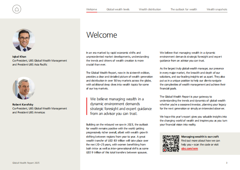 2025全球财富报告（英文） 第3页