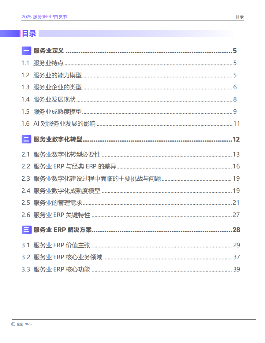 2025年服务业ERP白皮书 第4页
