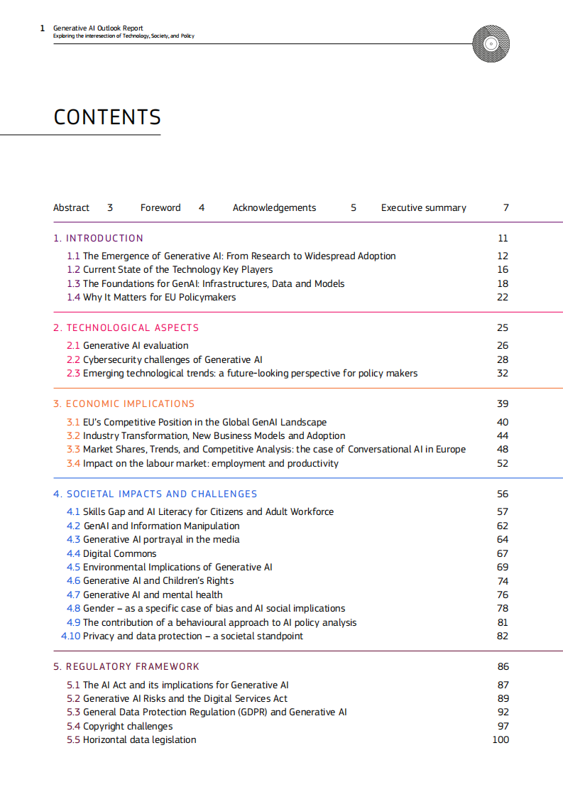 生成式人工智能（GenAI）展望报告：探索技术、社会和政策的交集（英） 第4页