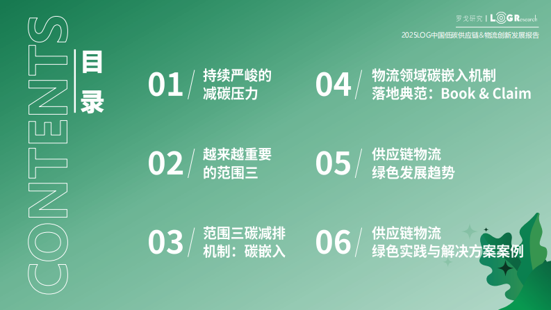 2025年中国低碳供应链&物流创新发展报告 第2页