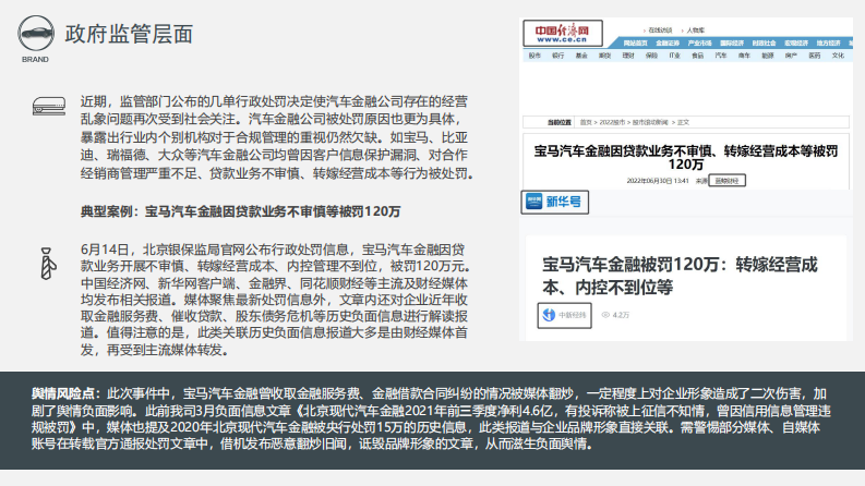 汽车金融行业舆情风险案例参考报告 第4页