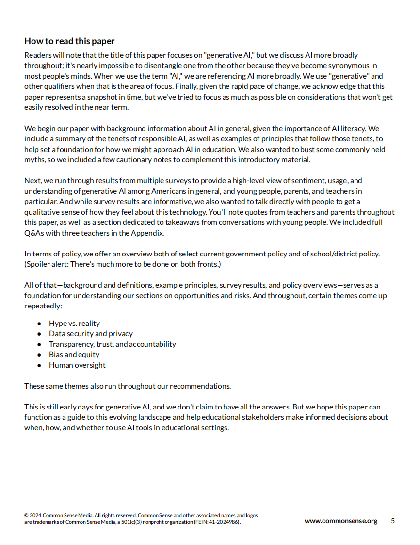 生成式AI在K-12教育中的挑战和机遇 第5页