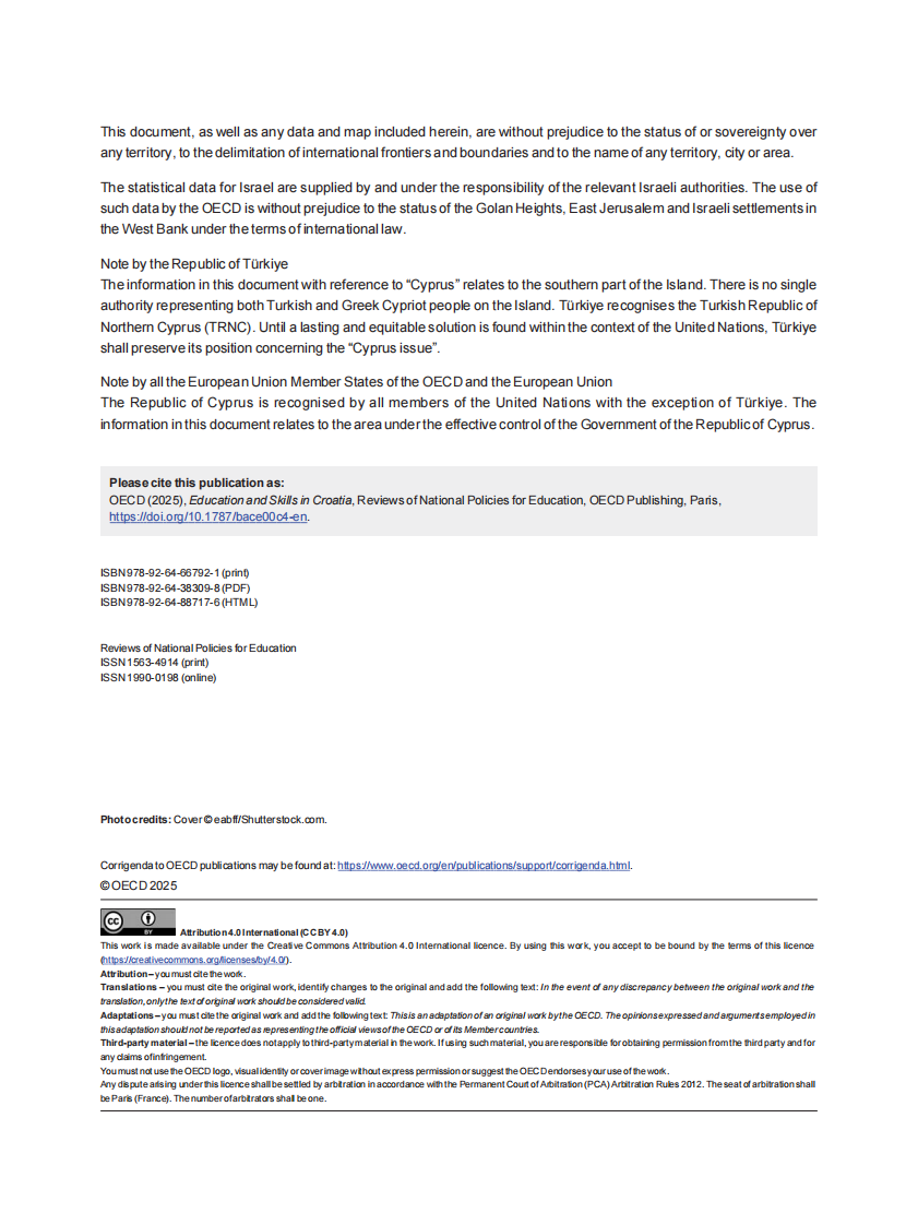 克罗地亚的教育和技能（英文） 第4页