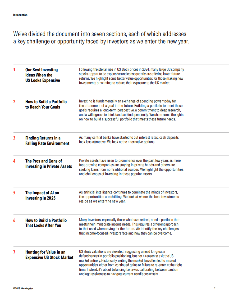 2025年全球投资展望报告（英文） 第4页