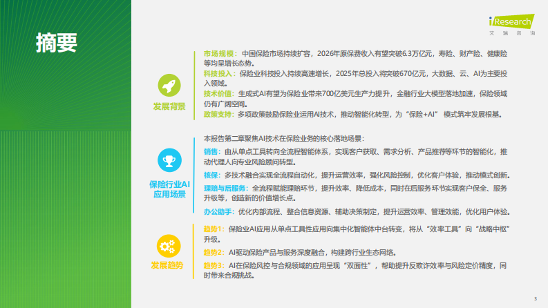 2025年保险行业AI应用全景洞察报告 第3页