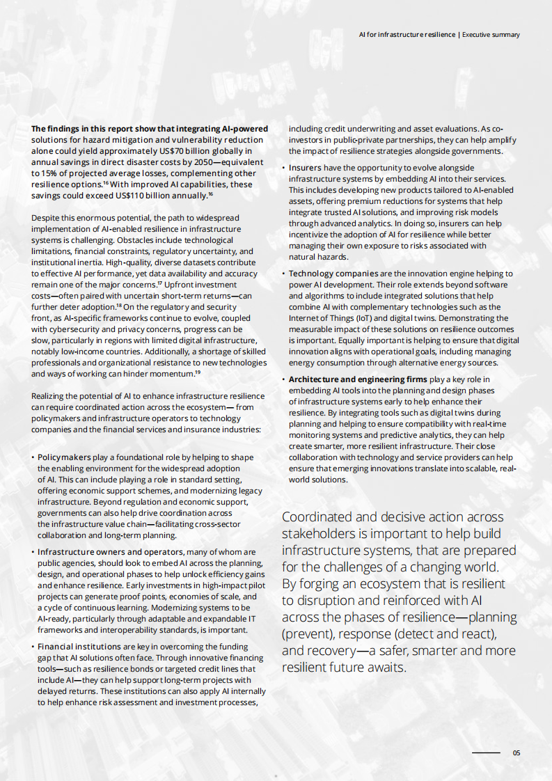2025人工智能助力基础设施韧性提升研究报告（英文） 第5页