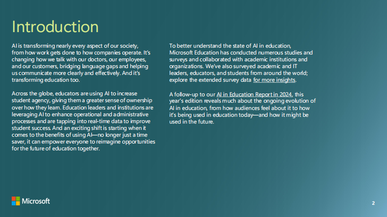教育AI 2025：微软特别报告（英） 第2页