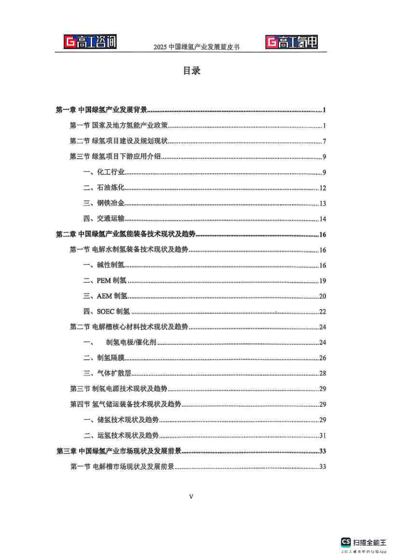 2025中国绿氢产业发展蓝皮书 第3页