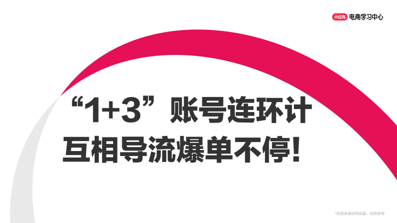 小红书1 3账号&ldquo;连环计&rdquo;矩阵，互相导流爆单不停！ 第1页