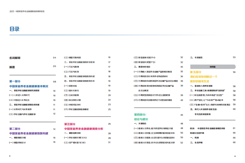 2025中国家庭养老金融健康指数调研报告 第2页