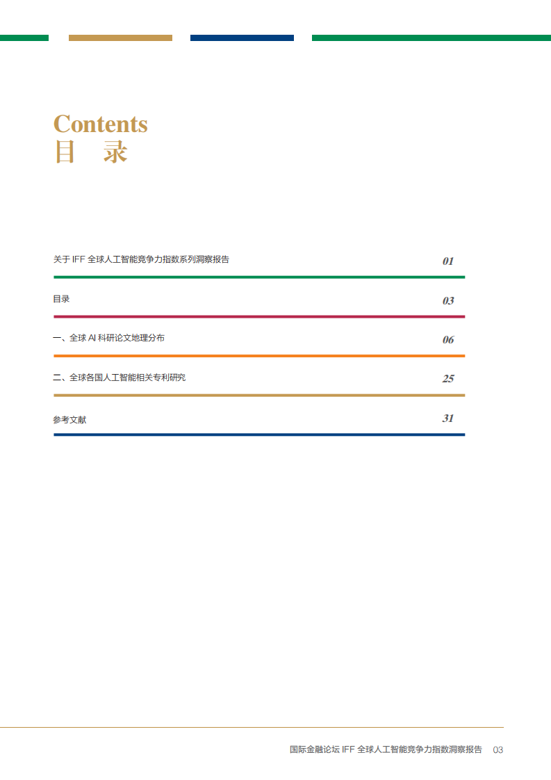 2025年全球人工智能竞争力指数洞察报告（第二期） 第5页