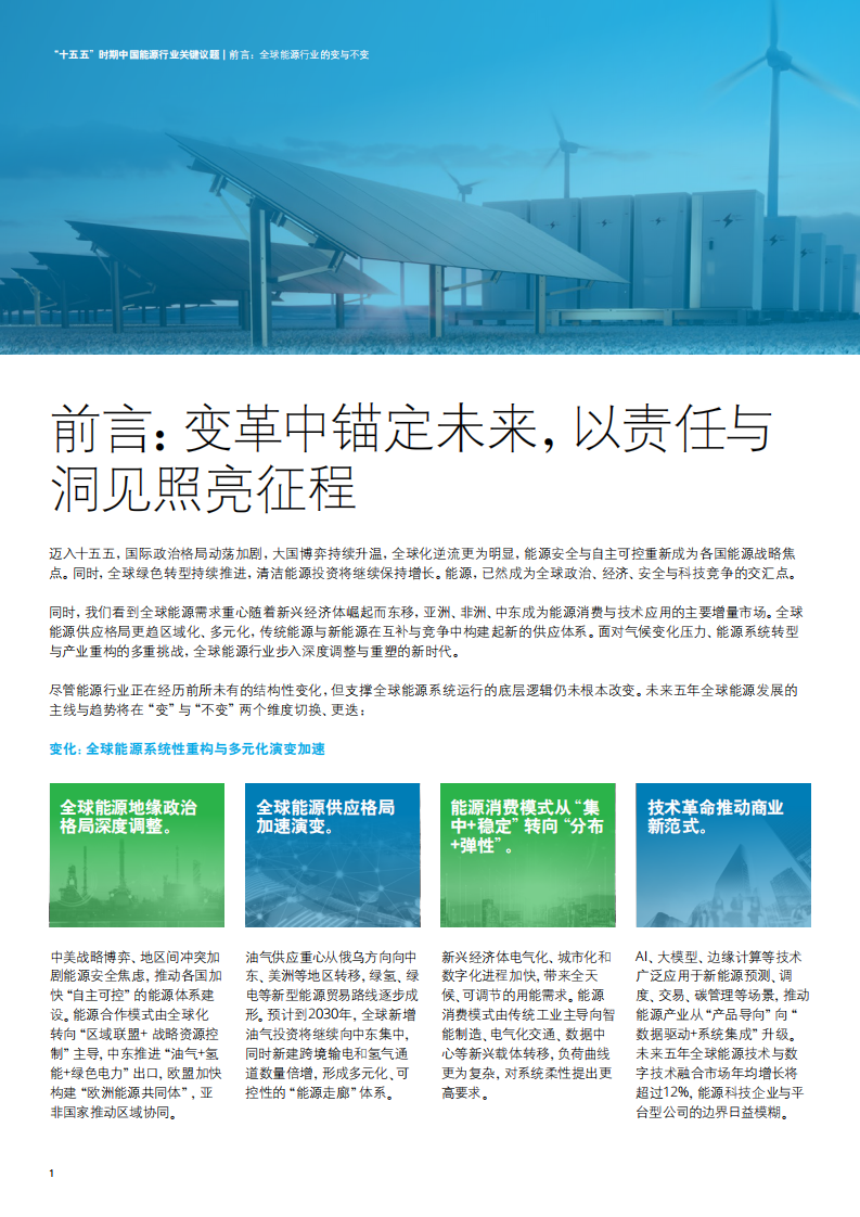 &ldquo;十五五&rdquo;时期中国能源行业关键议题 第4页