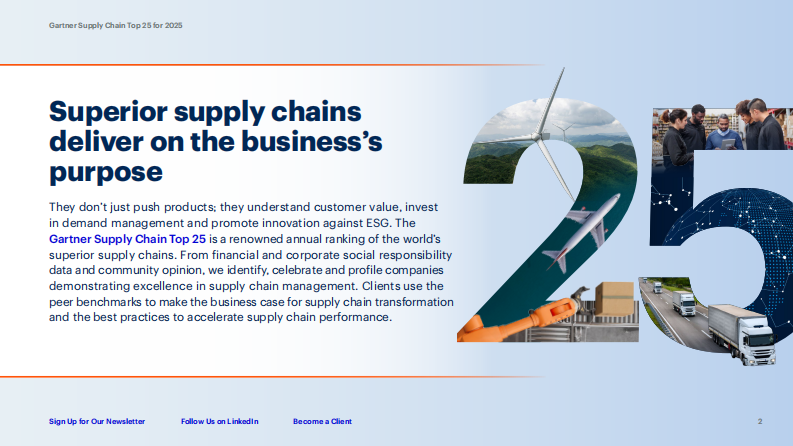 2025年全球供应链企业25强报告（英文） 第2页