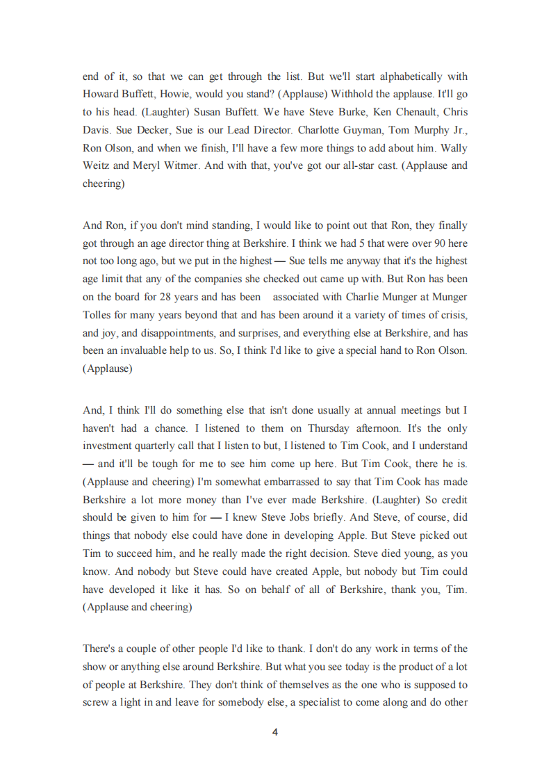 2025年伯克希尔股东大会英文脚本（英） 第4页