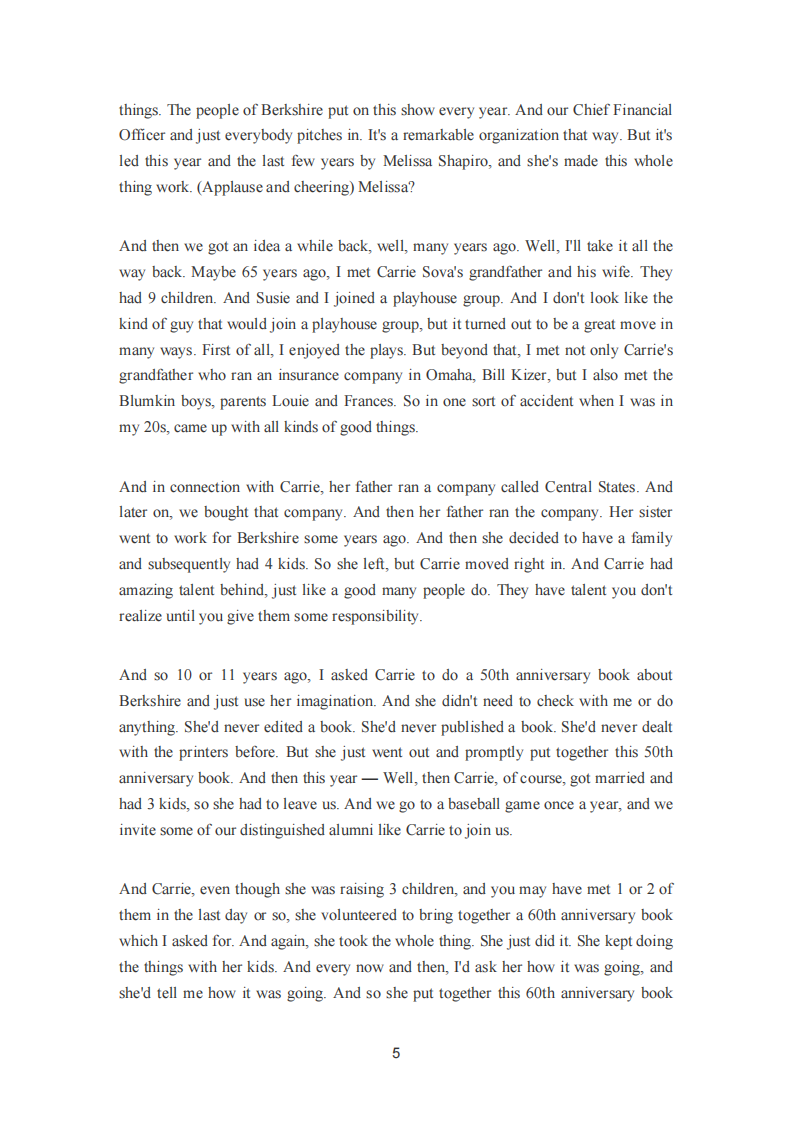 2025年伯克希尔股东大会英文脚本（英） 第5页