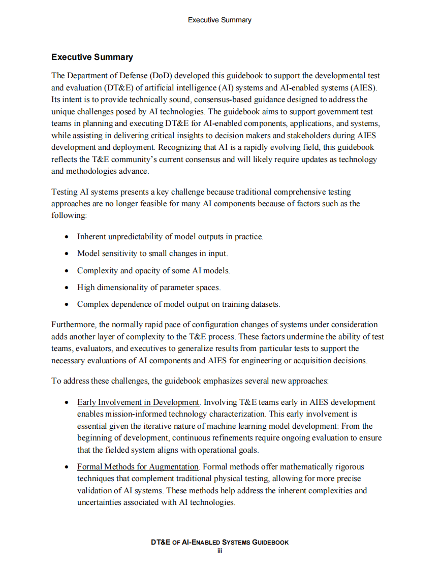 人工智能赋能系统研制试验与鉴定指南手册2025（英文） 第3页