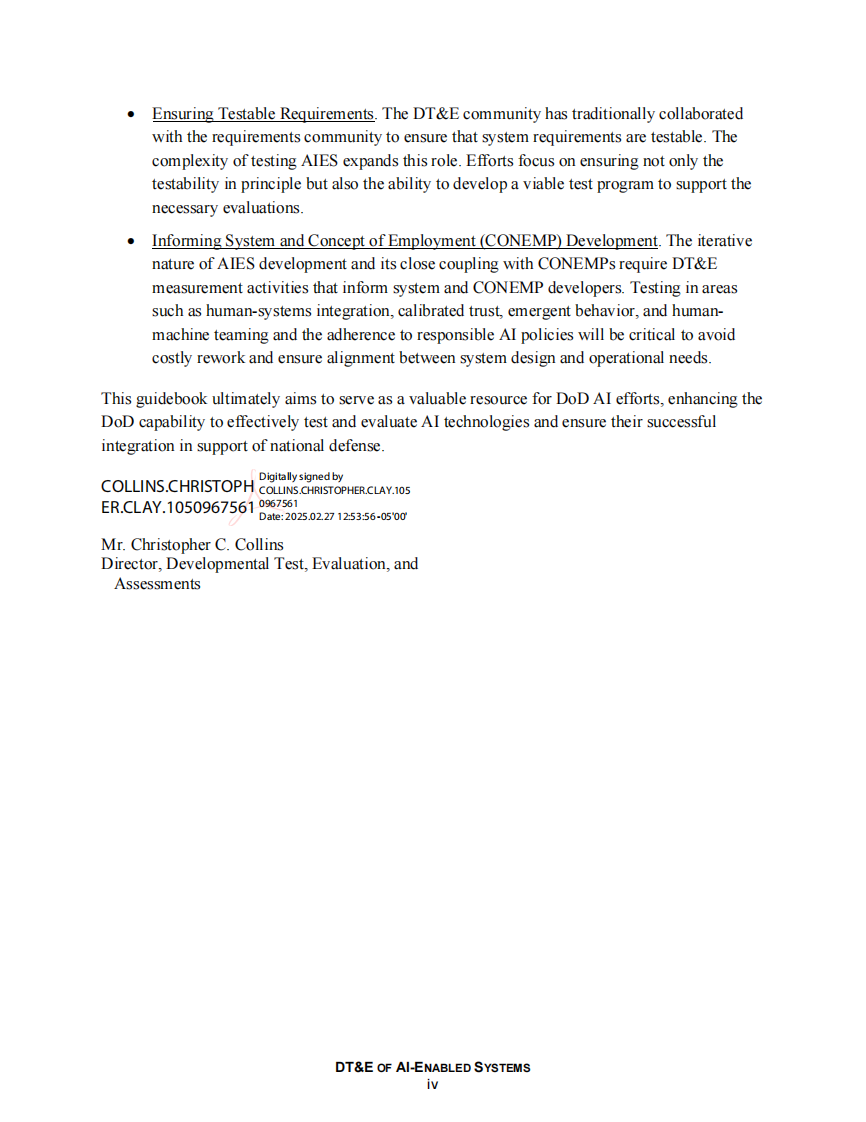 人工智能赋能系统研制试验与鉴定指南手册2025（英文） 第4页