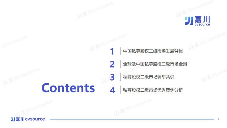 2025年中国私募股权二级市场专题研究报告 第5页