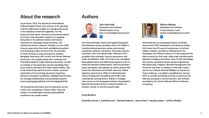 2025全球国防领域的颠覆性变革报告：新参与者、新压力、新机遇（英文） 第3页