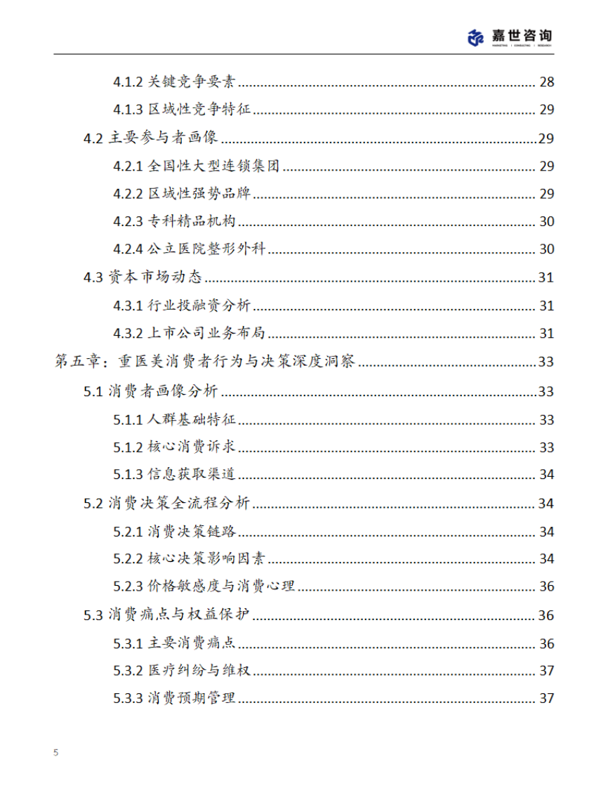 2025年中国重医美行业现状报告 第5页