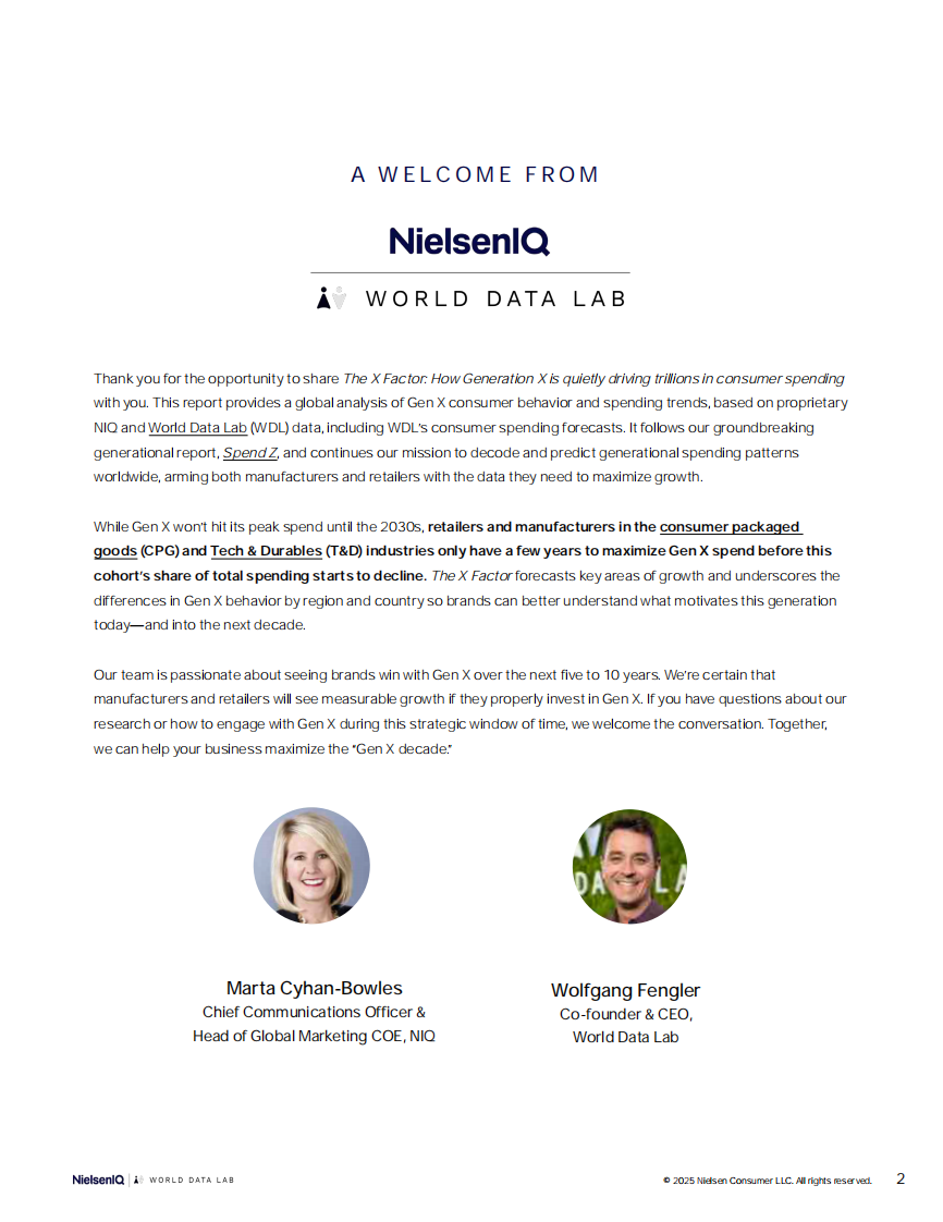 2025年X世代消费行为与支出趋势研究报告（英文） 第2页