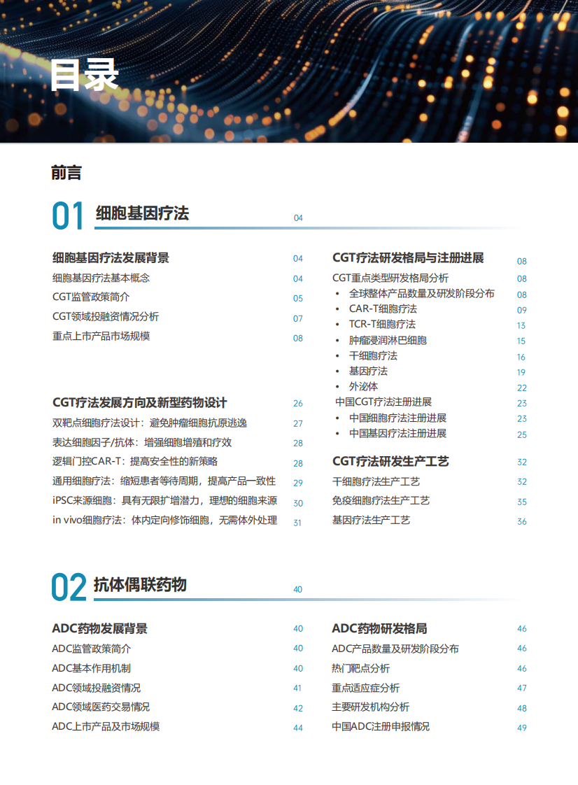 创新与融合：下一代创新药十年探索(CGT、ADC、双多抗研究报告) 第2页