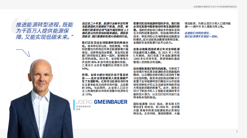 2025年全球能源转型报告 第3页