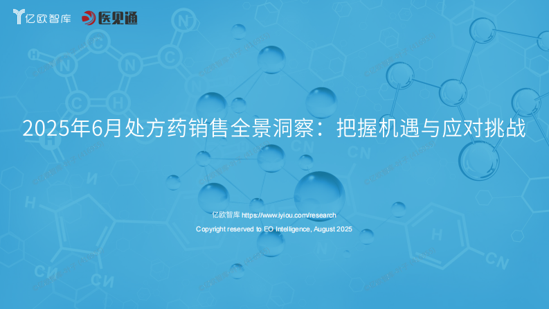 2025年6月处方药销售全景洞察：把握机遇与应对挑战 第1页