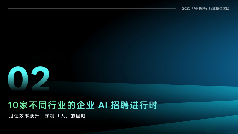 2025年「AI 招聘」十大行业最佳实践案例集 第5页