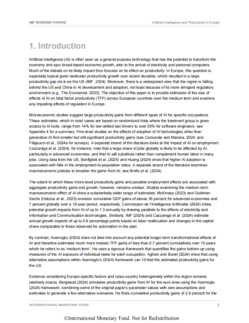 2025年欧洲人工智能与生产力报告（英文） 第5页