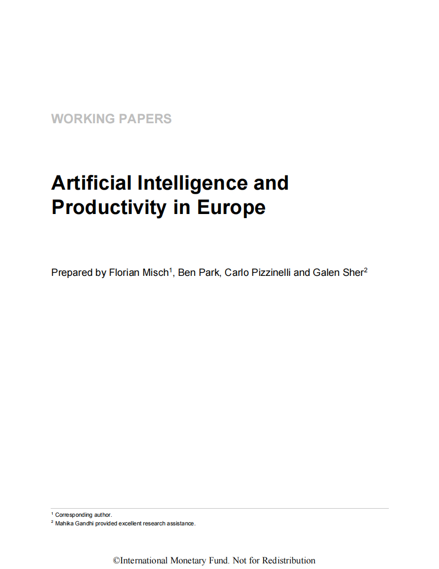 2025年欧洲人工智能与生产力报告（英文） 第3页
