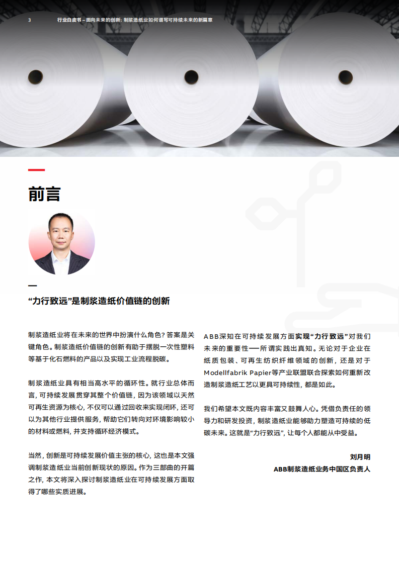 2025年面向未来的创新：制浆造纸业如何谱写可持续未来的新篇章白皮书 第3页