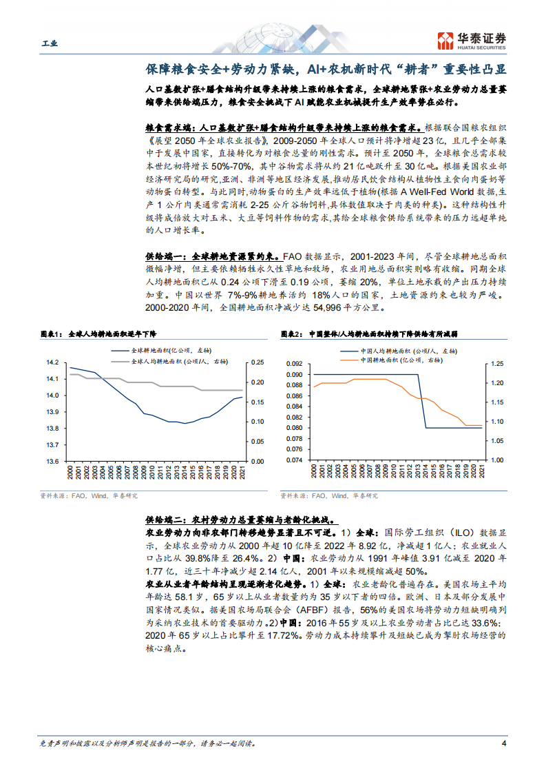 工业行业AI 农机：重塑田野生产力 第4页