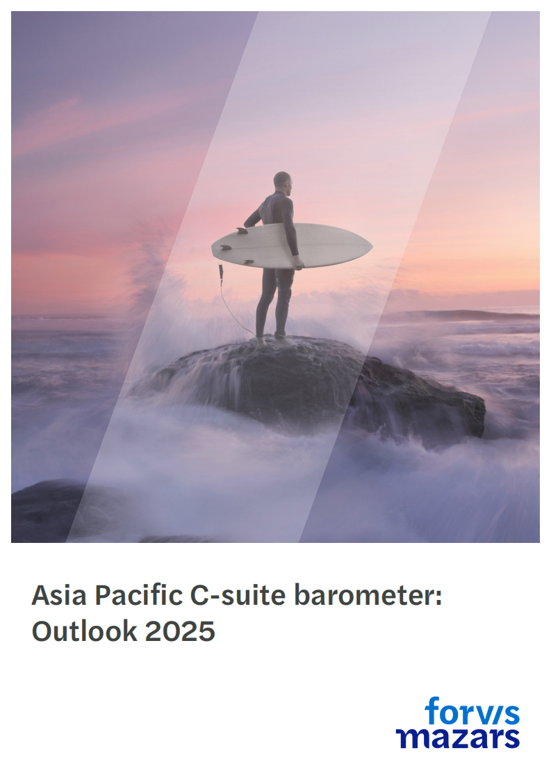 2025年亚太区高管晴雨表（英文） 第1页