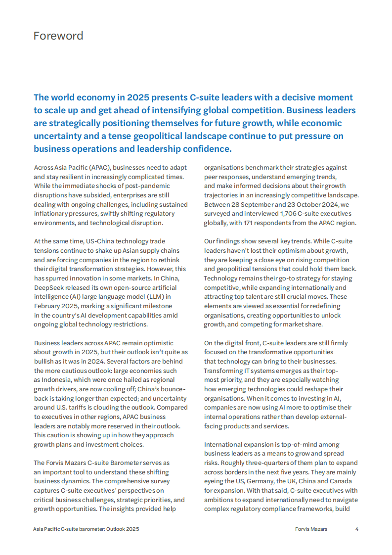 2025年亚太区高管晴雨表（英文） 第4页