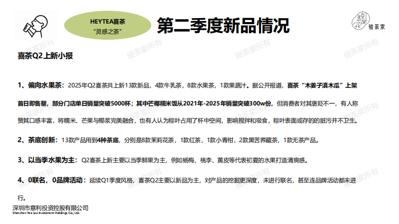 2025年第二季度新茶饮市场调研报告 第4页