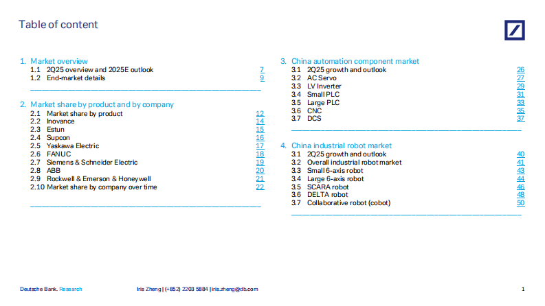 中国自动化市场季度图表手册：2025年增长、市场份额与展望（英文） 第2页