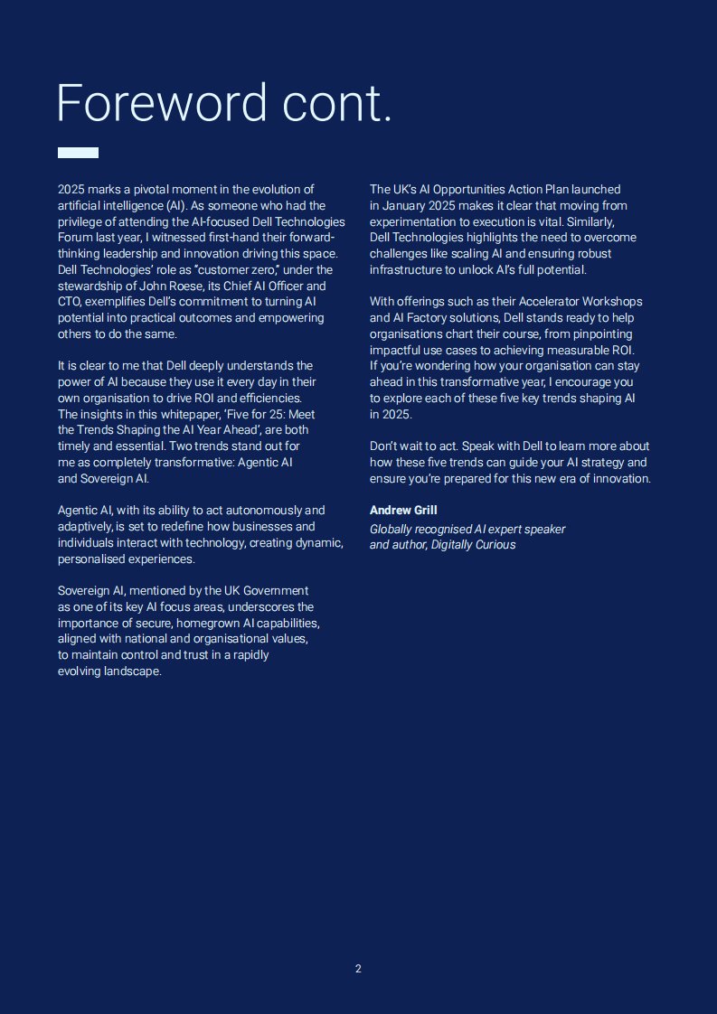 2025年人工智能（AI）领域五大趋势研究报告（英文） 第3页