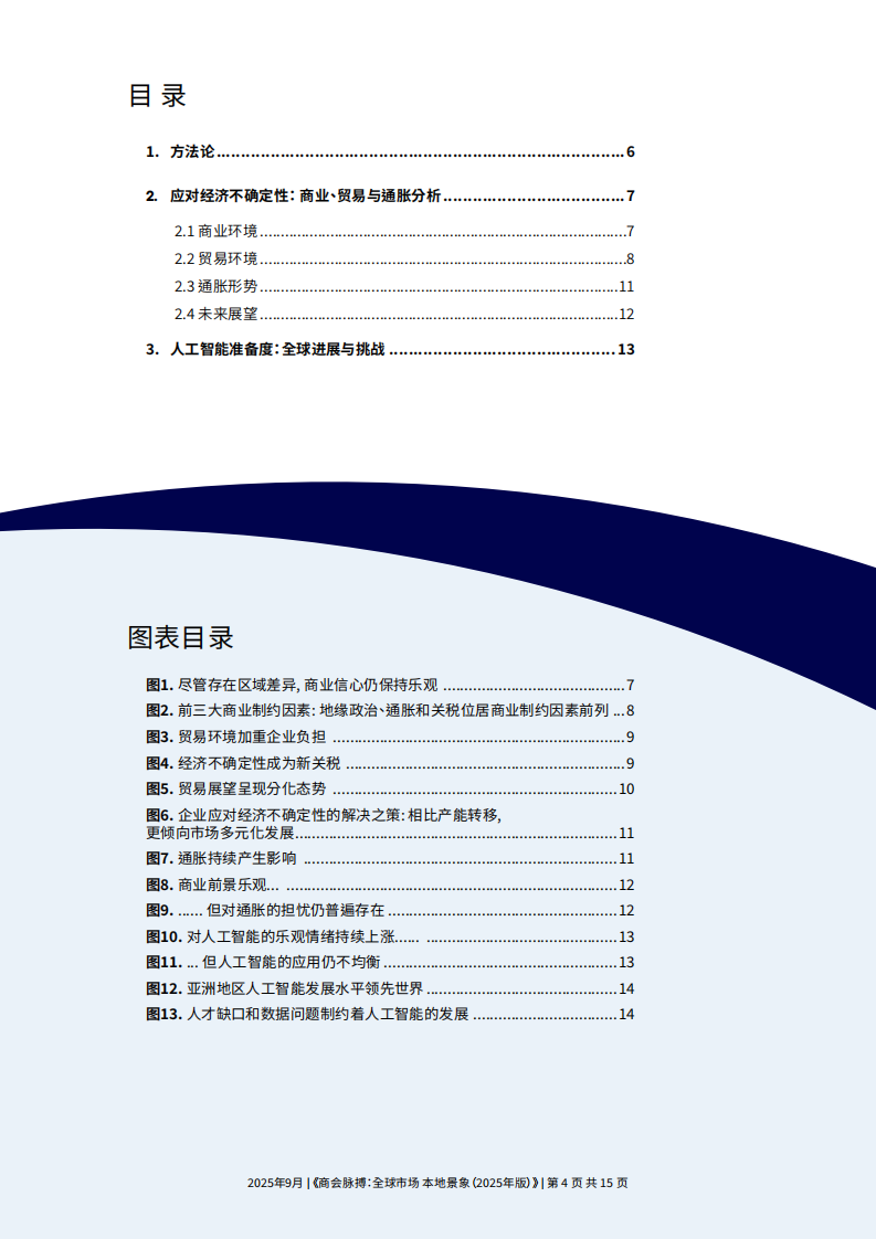 2025年商会脉搏：全球市场 本地景象报告 第4页