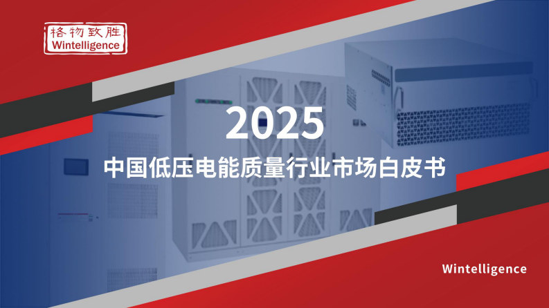 2025年中国低压电能质量市场白皮书（精简版） 第1页